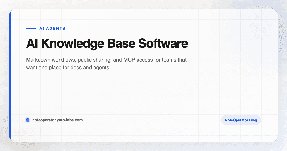 AI Knowledge Base Software