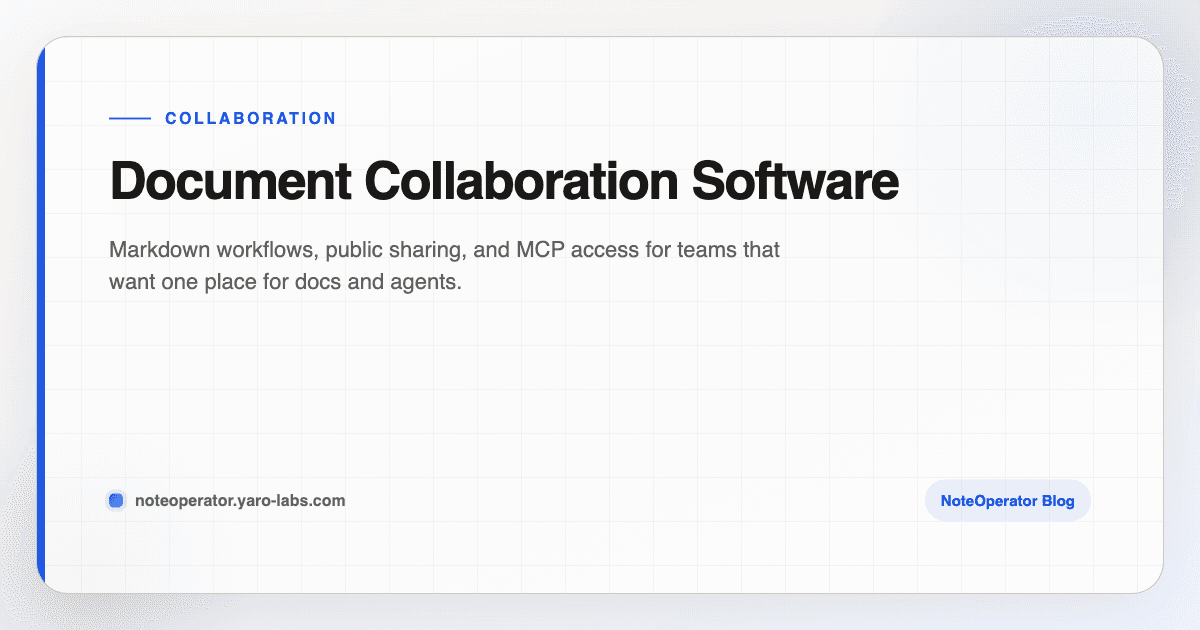 Document Collaboration Software