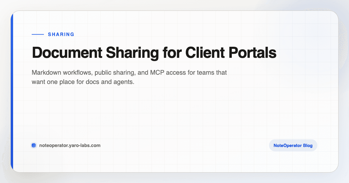 Document Sharing for Client Portals