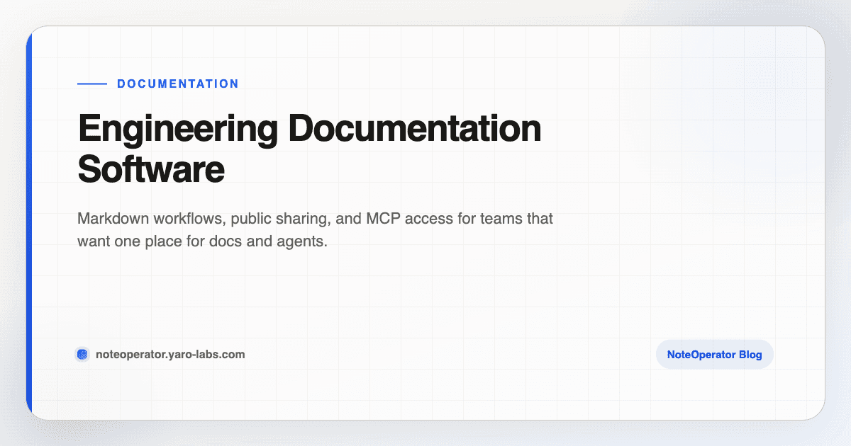 Engineering Documentation Software