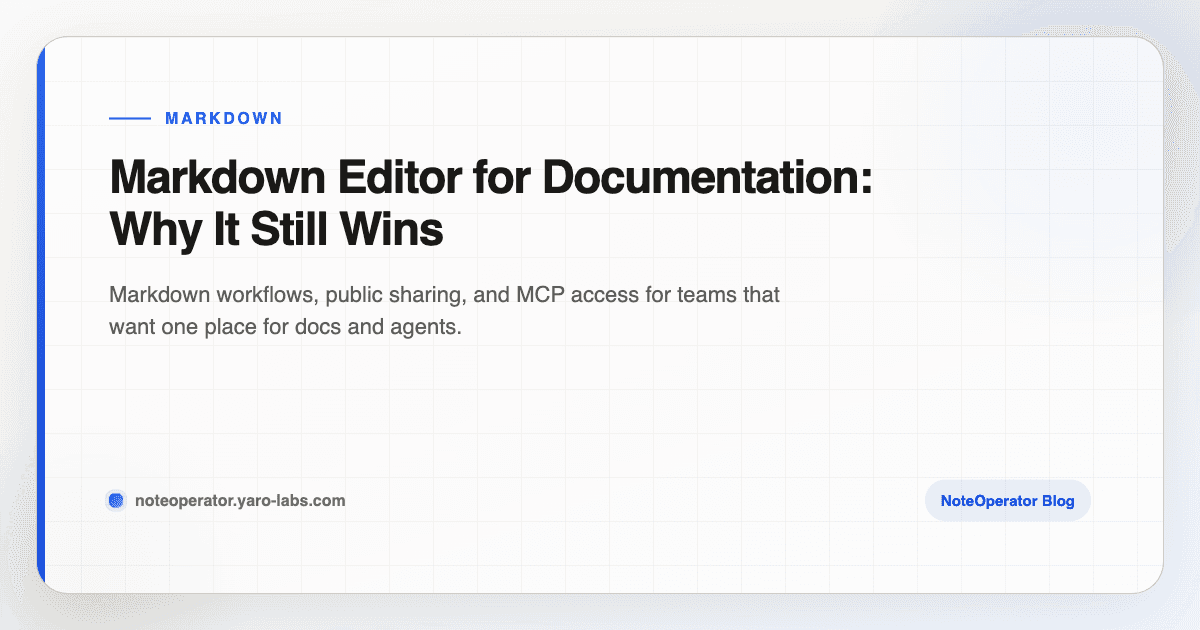 Markdown Editor for Documentation: Why It Still Wins