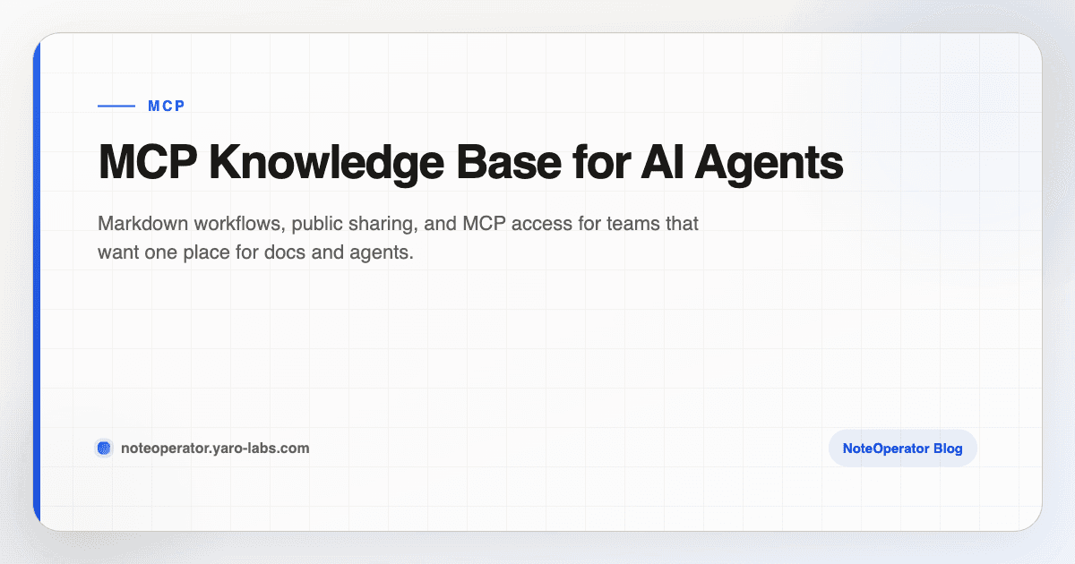 MCP Knowledge Base for AI Agents