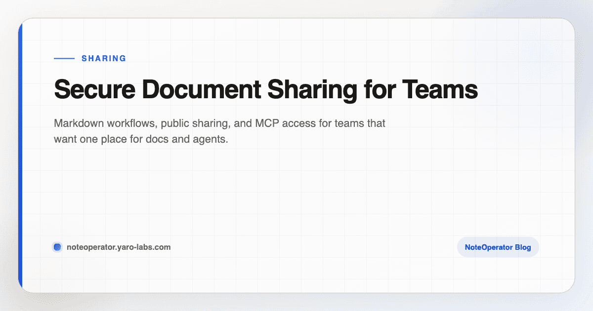Secure Document Sharing for Teams